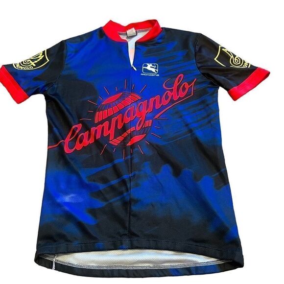Vintage Giordana Campagnolo Cycling Jersey. Sz Large (check measurements). EUC!! - Picture 1 of 12